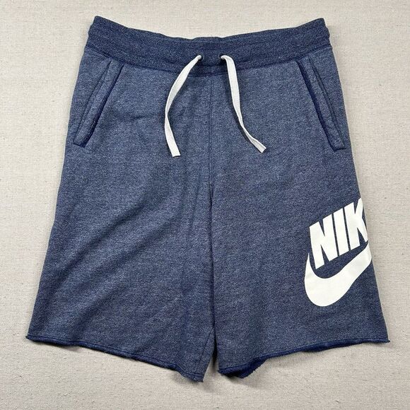 Nike Shorts Mens‎ Sm Alumni Athletic Sweat Gym Big Logo Knit Sports 8" Inseam - Picture 1 of 7